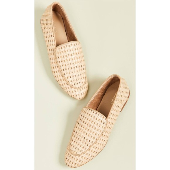 Kaanas NEW Amalfi Basket Weave Flats Coffee Loafers Sz.11 - Picture 5 of 11